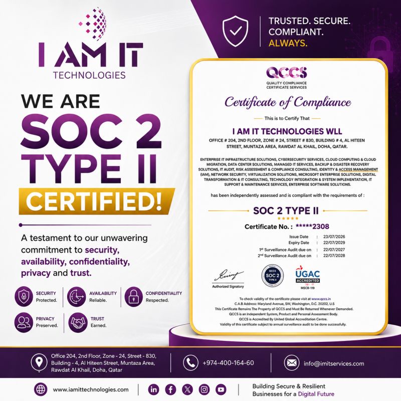 IAMIT Technologies Achieves SOC 2 Type II Certification