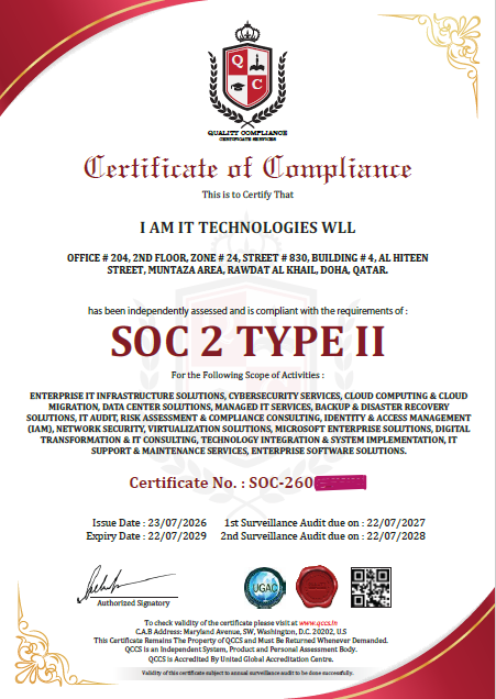 SOC 2 Type II Certificate